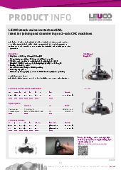 LEUCO shank swivel cutterhead