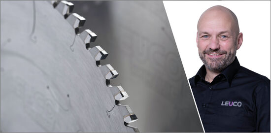"Our development goal was to double the tool life of the saw blade - we have achieved this" (Markus Erkenbrecher, Product Manager, LEUCO)